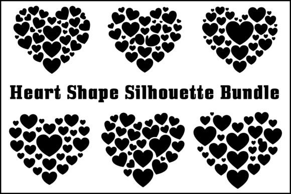 Download Heart Shape Silhouette Bundle - Bundle Collection