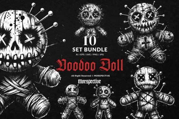 Download 10 Bundle Dark Art Voodoo Doll Mystical - Bundle Collection